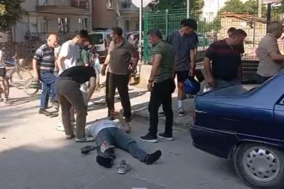 Bursa'da otomobil ile motosiklet çarpıştı: Sürücü ağır yaralı