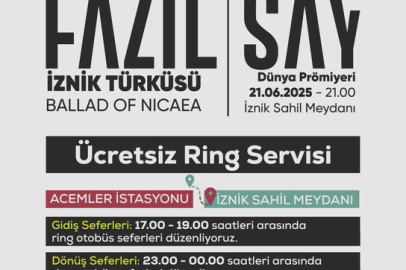 Büyükşehir’den İznik’te sanat ve tarih buluşmasına ücretsiz ulaşım