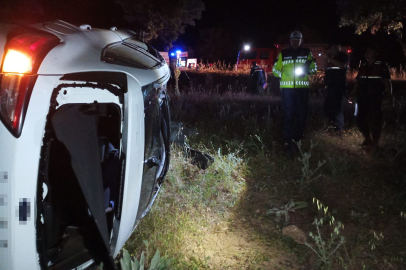 Otomobil şarampole uçtu: 1 ölü, 1 yaralı