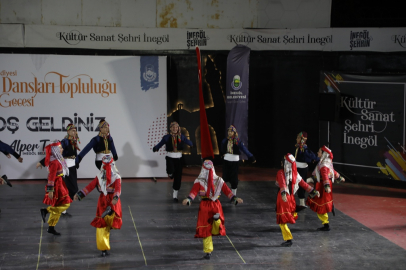 İnegöl’de halk dansları gecesi ile yaz etkinlikleri başladı