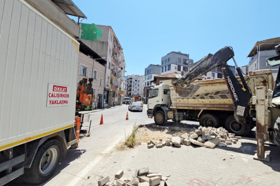 Mudanya’da trafiğe nefes aldıracak yol genişletme çalışması başladı