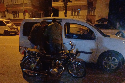 Motosiklet çalan çocuklar polisin kovalamacasıyla yakalandı