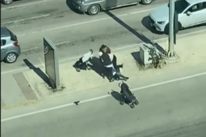 Bursa’da şok görüntü: Dilenciler mıntıka kavgasına tutuştu