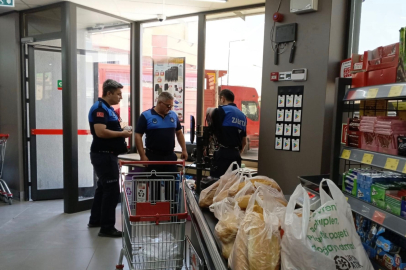Gemlik’te ekmek denetimi: İki market şubesine yasal işlem