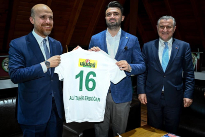 Bakan Osman Aşkın Bak ve Bilal Erdoğan'dan Bursaspor’a ziyaret