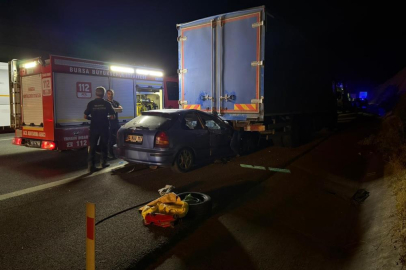 Bursa'da feci kazada can pazarı: 1 ölü, 1 ağır yaralı