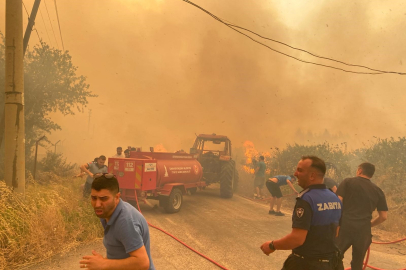 Alevler mahallelere ulaştı: Menderes’te tahliyeler başladı