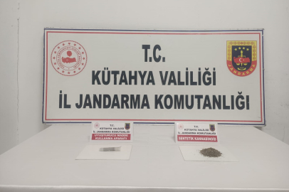 Kütahya’da jandarmadan uyuşturucu operasyonu