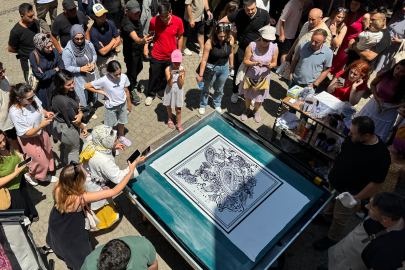 Kozahan’da İpek Baskı Atölyesi yoğun ilgi gördü