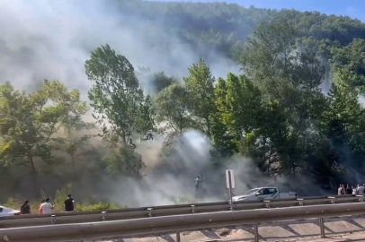 Bursa'da korkutan yangın: Ekipler müdahale ediyor