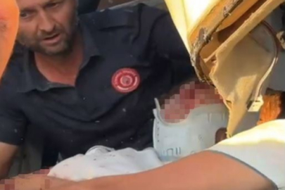 Minibüs park halindeki tıra çarptı: 1 yaralı