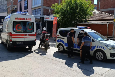Bursa'da yaraladığı kocasını elektrikli bisiklet ile hastaneye götürdü