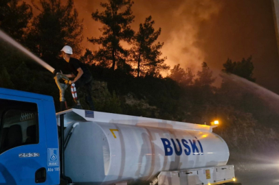 Büyükşehir'den İzmir’deki yangına destek