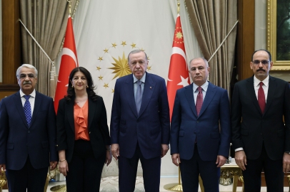 Cumhurbaşkanı Erdoğan, DEM Heyetini kabul etti