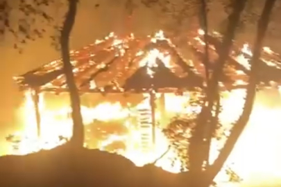 Bursa’da ateş alarmı: Çardak yandı, orman son anda kurtuldu