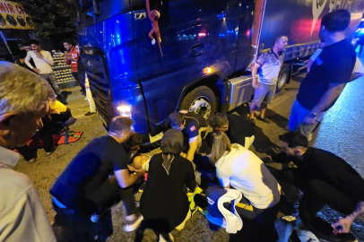 Bursa’da kaza: Tırın altına sıkıştı, kaskı hayatını kurtardı