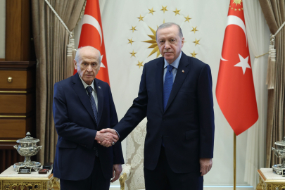 Erdoğan, MHP Genel Başkanı Bahçeli ile görüştü
