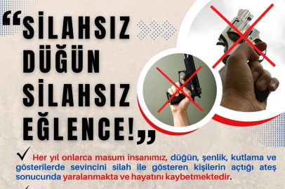 Jandarmadan 'Silahsız düğün, silahsız eğlence' uyarısı