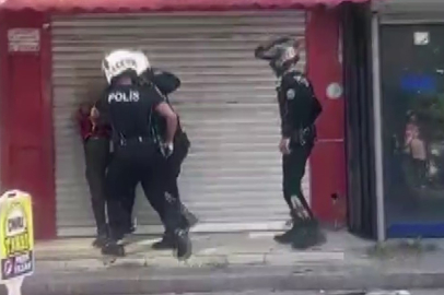 Elinde bıçakla rahatsızlık veren şahıs, etkisiz hale getirildi