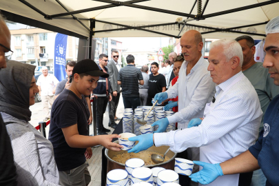 Gürsu’da aşure kazanları birlik için kaynadı
