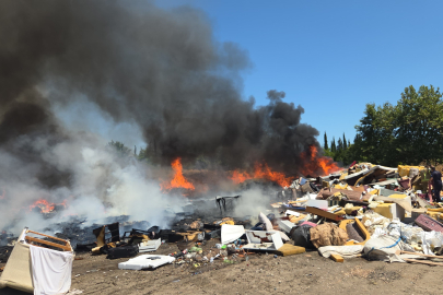 Bursa'da çöp yangını yeniden alevlendi: Vatandaşlar tepkili