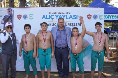 İznik’te Karakucak coşkusu: Elmalı Alıç Yaylası güreşlerine büyük ilgi