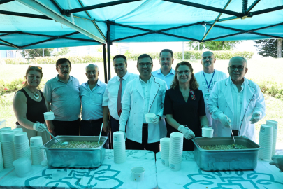 Nilüfer Belediyesi, aşure geleneğini şehit aileleriyle yaşattı