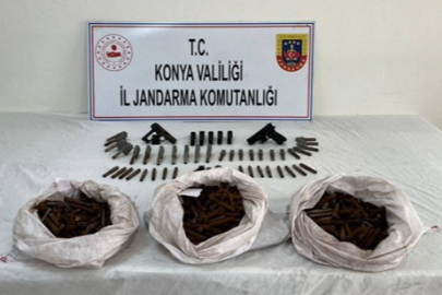 Bağ evine operasyon: Bin 388 tabanca namlusu ele geçirildi