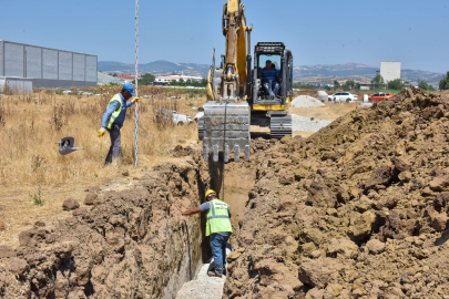 Büyükşehir, Yenişehir'deki altyapı çalışmalarını sürdürüyor