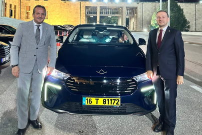 Togg T10F Meclis'te test sürüşünde: Vekillerden tam not