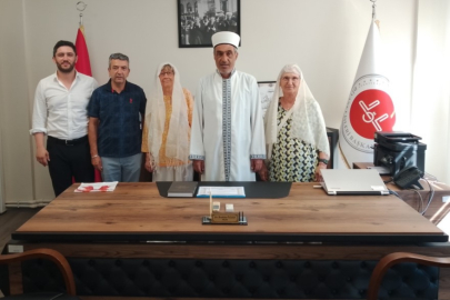 Alman vatandaş Mudanya'da Müslüman oldu