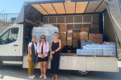 BUSADER’in yardım eli yangın bölgesine ulaştı