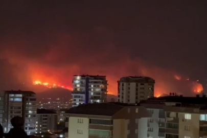 Bursa’da orman yangını: Alevler geceyi aydınlattı