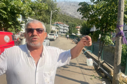 Bursa'daki yangını gözyaşlarıyla anlattı: ‘500’ü aşkın traktörle müdahale ettik