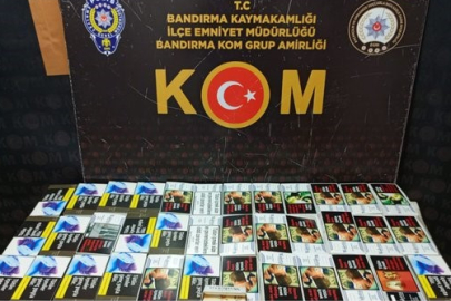 Kaçak makaron operasyonu, 19 bin 520 adet ele geçirildi