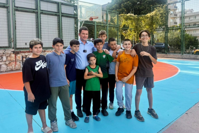 Osmangazi’de basketbol sahaları sanatla buluştu