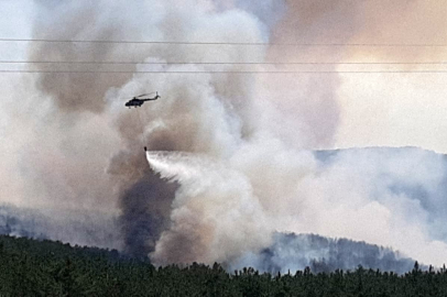 Bolu'daki orman yangınına müdahale sürüyor