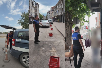 İnegöl’de kaldırım işgaline geçit yok! Zabıta denetimleri sürüyor