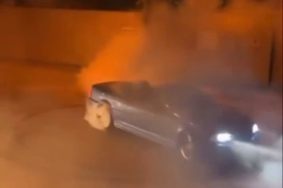 Beykoz'da drift yapan sürücüye 57 bin lira ceza