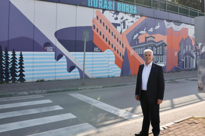 Duvarlar konuşuyor: Bursa’nın kültürü sanatla anlatılıyor