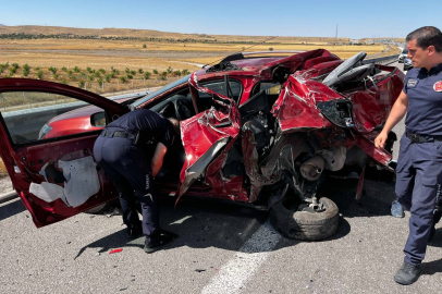 Ankara-Niğde Otoyolu'nda kaza: 1 ölü, 3 yaralı