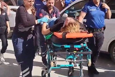 Korkunç anlar: Kafenin birinci katından aşağı atladı