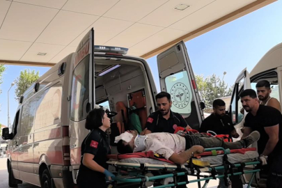 Bursa'da iş kazası! İnşaat işçisi ağır yaralandı