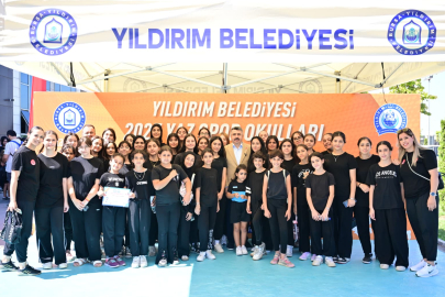 Yıldırım'da 'Yaz Spor Okulları' sertifika töreniyle sona erdi