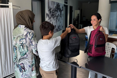Nilüfer'den eğitime destek: Çanta ve kırtasiye seti dağıtıldı