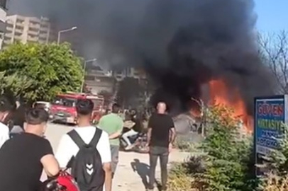 Seyhan’da yangın paniği: soğutma çalışmaları devam ediyor