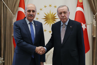 Cumhurbaşkanı Erdoğan, TBMM Başkanı Kurtulmuş’u kabul etti