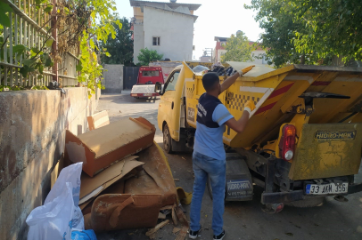 Akdeniz’de çöp taksi ekipleri 7/24 görev başında