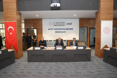 Muş’ta 6 ilin katılımıyla bölge düzeyi deprem tatbikatı gerçekleştirildi