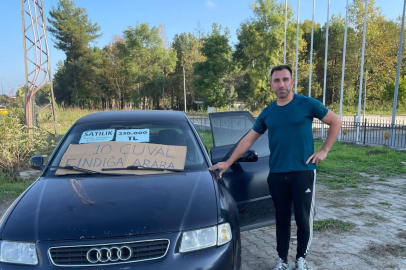 Fındıkla araba takası: Vatandaştan ilginç satış yöntemi